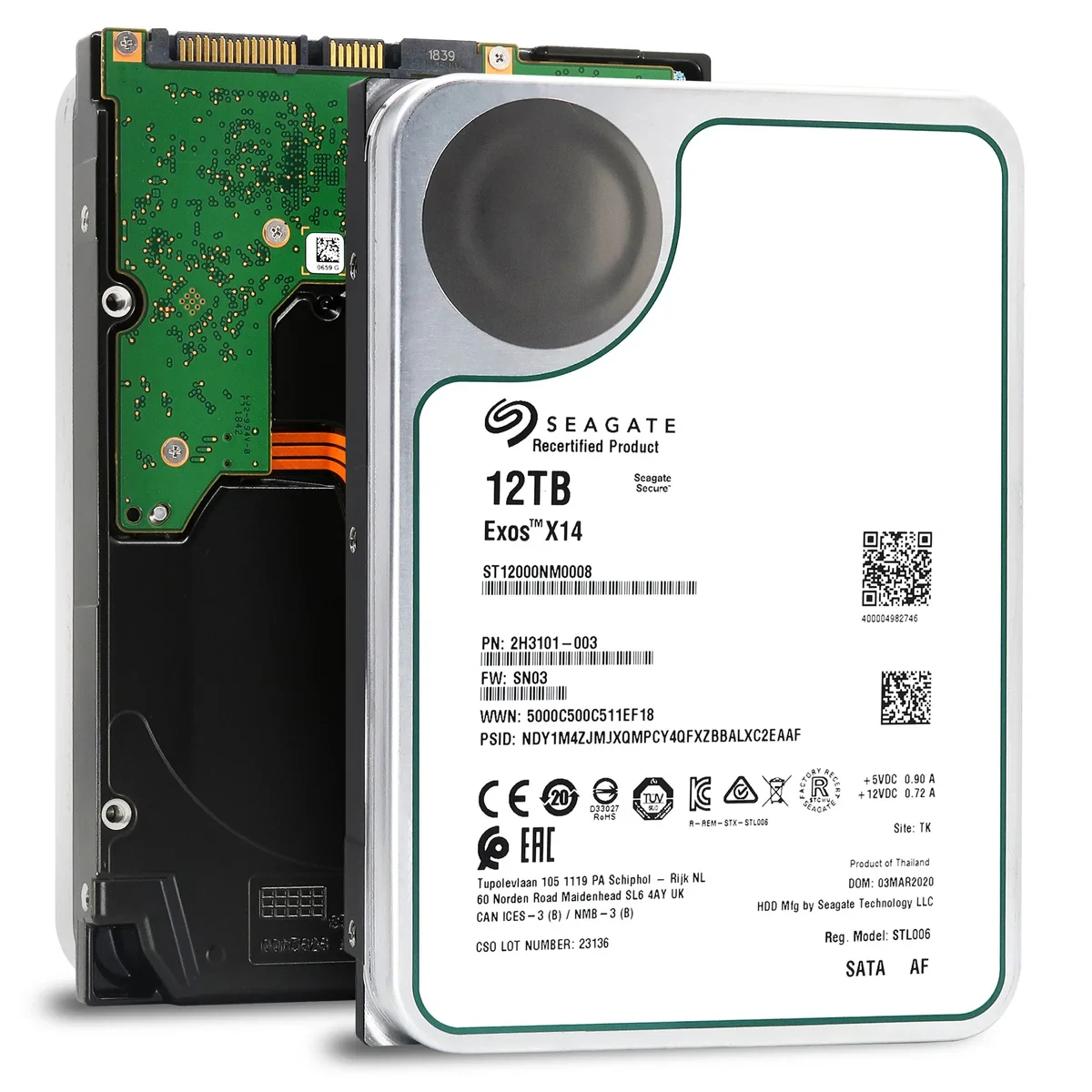 HDD Seagate Exos X14 12TB 3.5 inch - ST12000NM0008