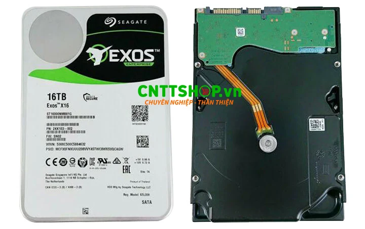 HDD Seagate Exos X16 16TB 3.5 inch - ST16000NM001G