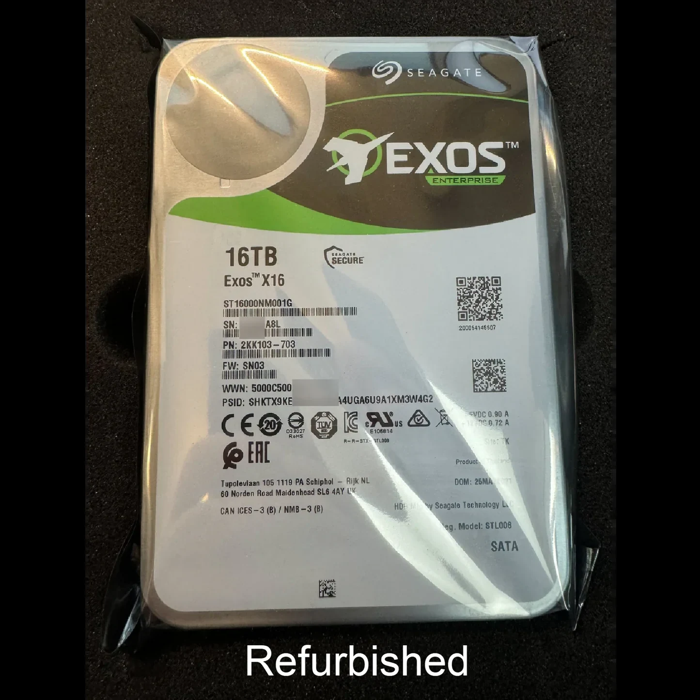 HDD Seagate Exos X16 16TB 3.5 inch - ST16000NM001G