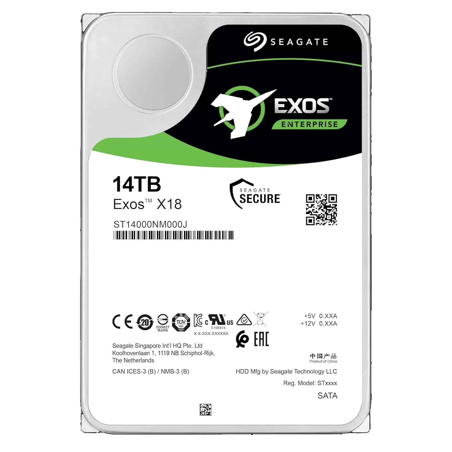 HDD Seagate Exos X18 14TB 3.5 inch - ST14000NM000J