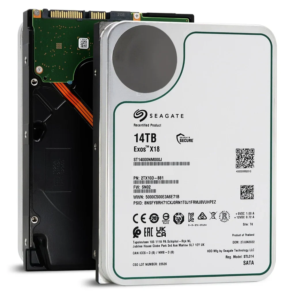 HDD Seagate Exos X18 14TB 3.5 inch - ST14000NM000J