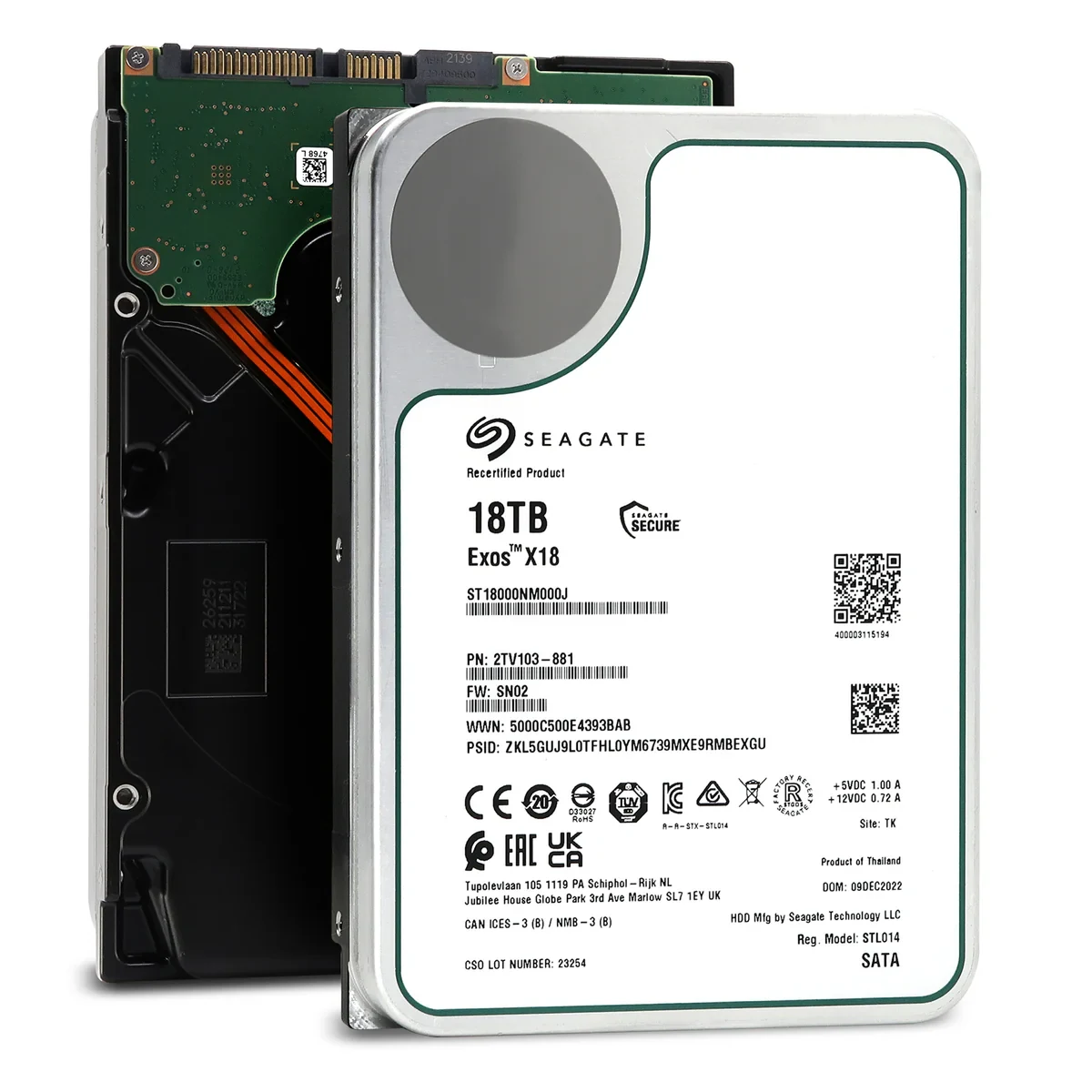 HDD Seagate Exos X18 18TB 3.5 inch - ST18000NM000J