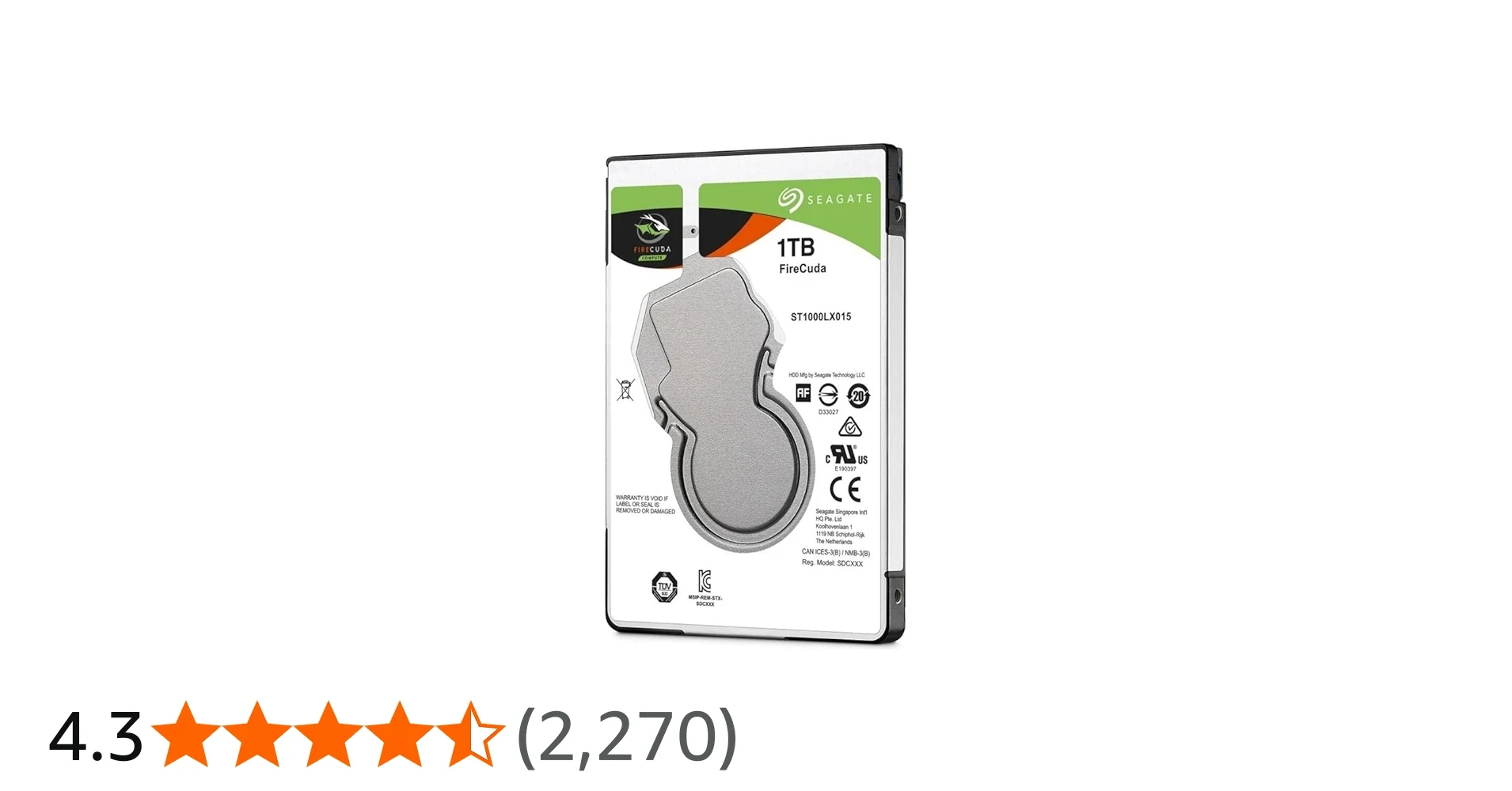 HDD Seagate FireCuda SSHD 1TB 2.5 inch - ST1000LX015