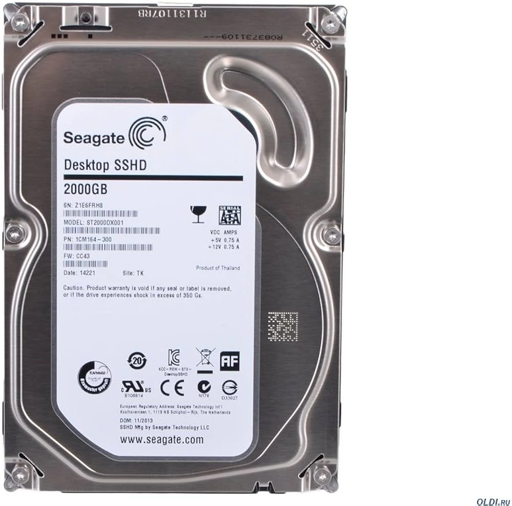 HDD Seagate FireCuda SSHD 2TB 3.5 inch - ST2000DX001