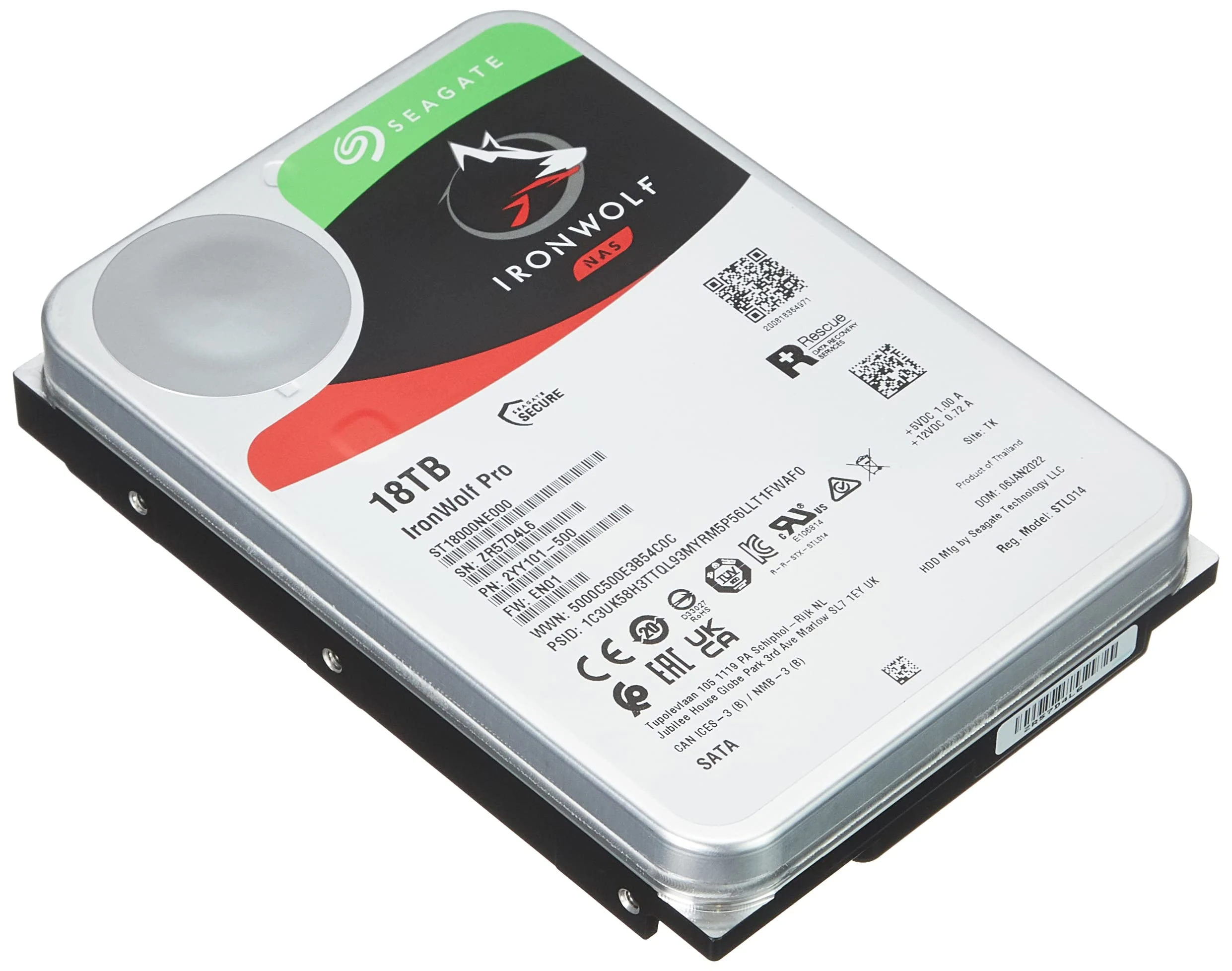 HDD Seagate IronWolf 18TB 3.5 inch - ST18000VN003