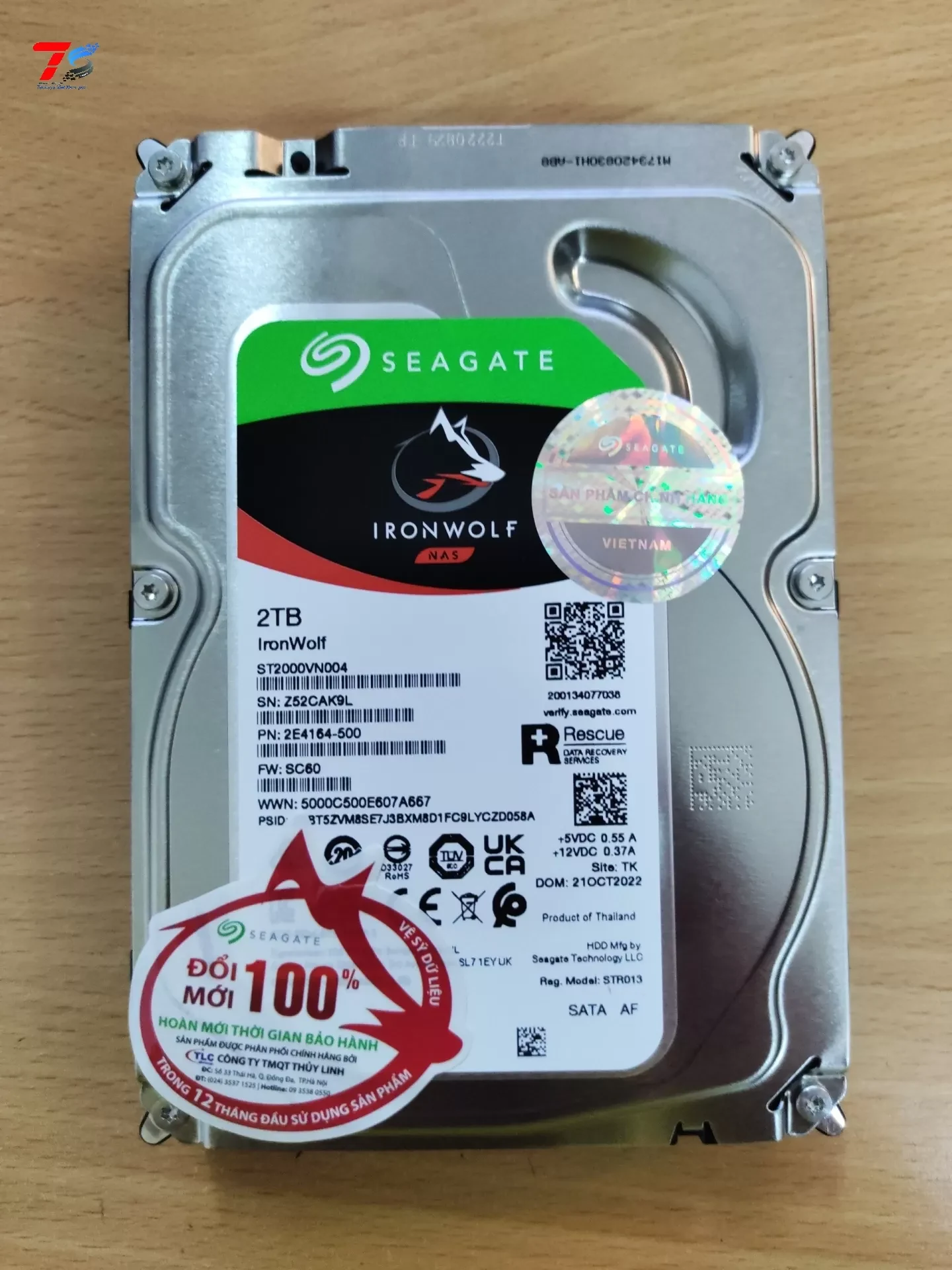 HDD Seagate IronWolf 2TB 3.5 inch - ST2000VN004