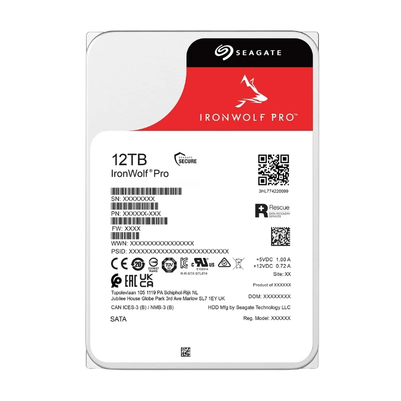 HDD Seagate IronWolf Pro 12TB 3.5 inch - ST12000NT001