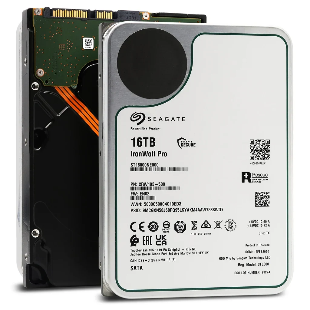 HDD Seagate IronWolf Pro 16TB 3.5 inch - ST16000NT001