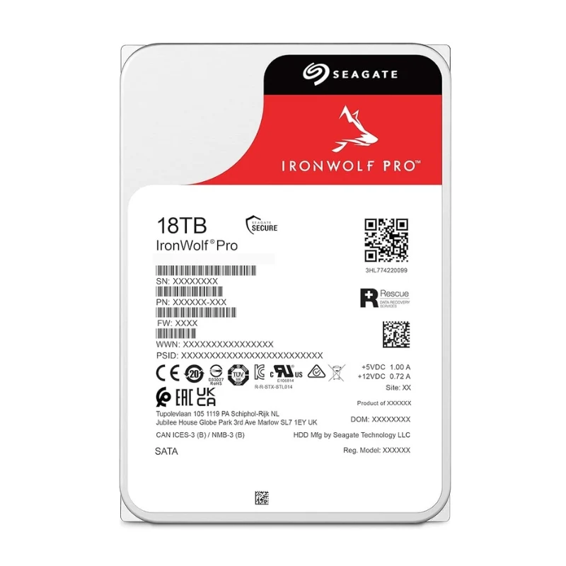 HDD Seagate IronWolf Pro 18TB 3.5 inch - ST18000NT001
