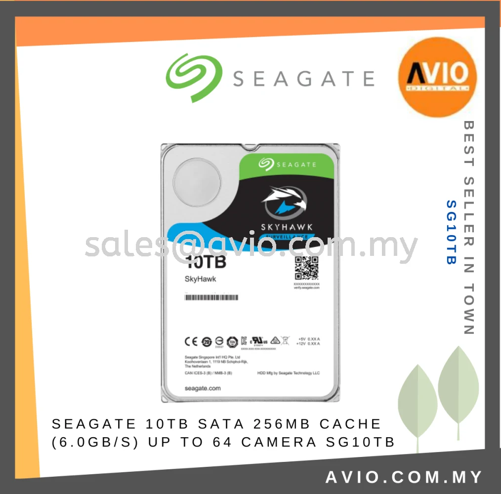 HDD Seagate SkyHawk 10TB 3.5 inch - ST10000VX0004