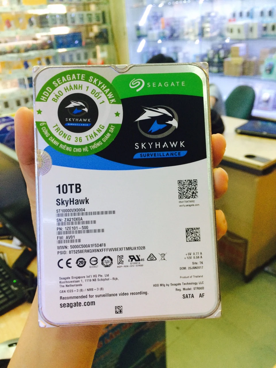 HDD Seagate SkyHawk 10TB 3.5 inch - ST10000VX0004