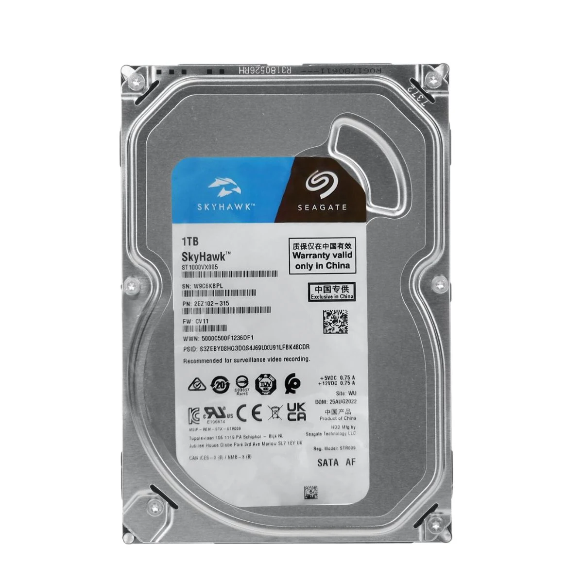 HDD Seagate SkyHawk 1TB 3.5 inch - ST1000VX005