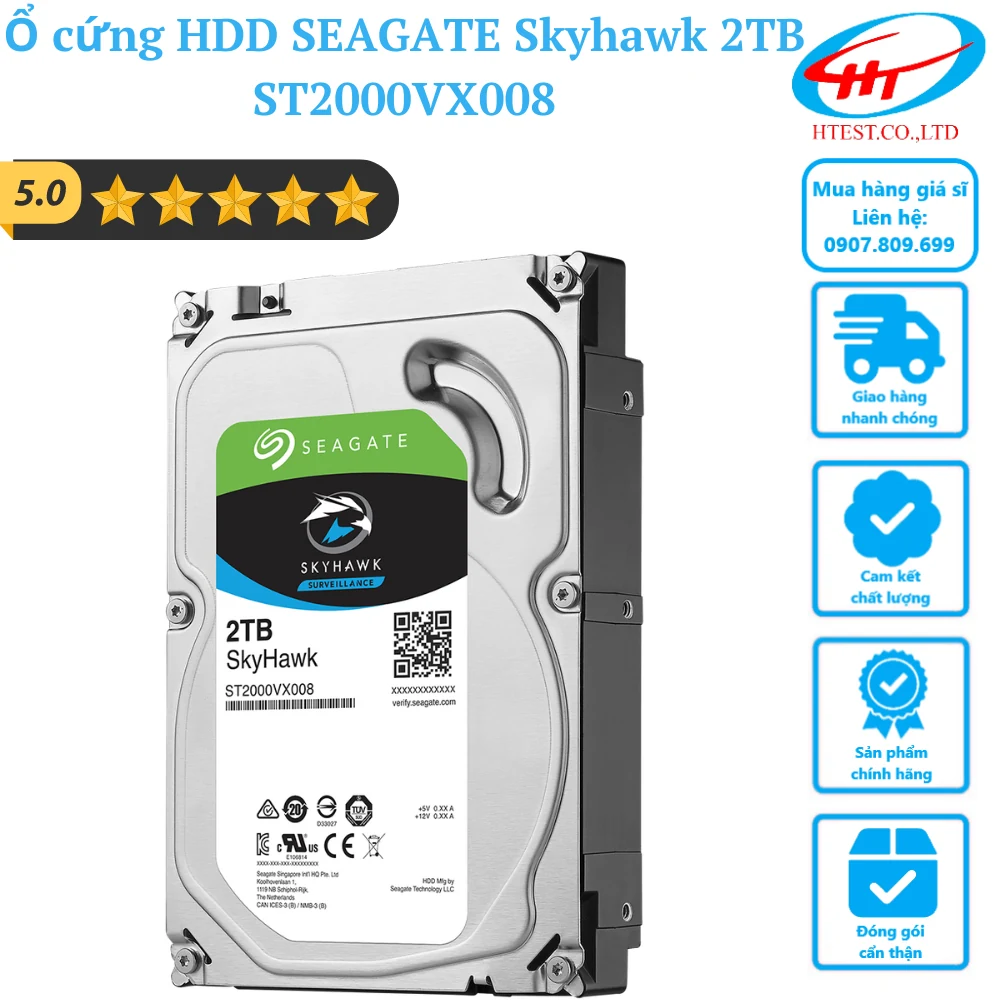 HDD Seagate SkyHawk 2TB 3.5 inch - ST2000VX008