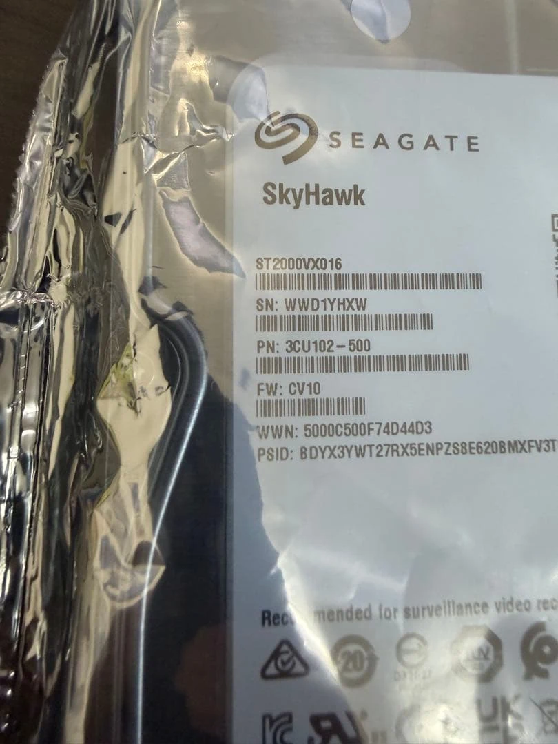 HDD Seagate SkyHawk 2TB 3.5 inch - ST2000VX016