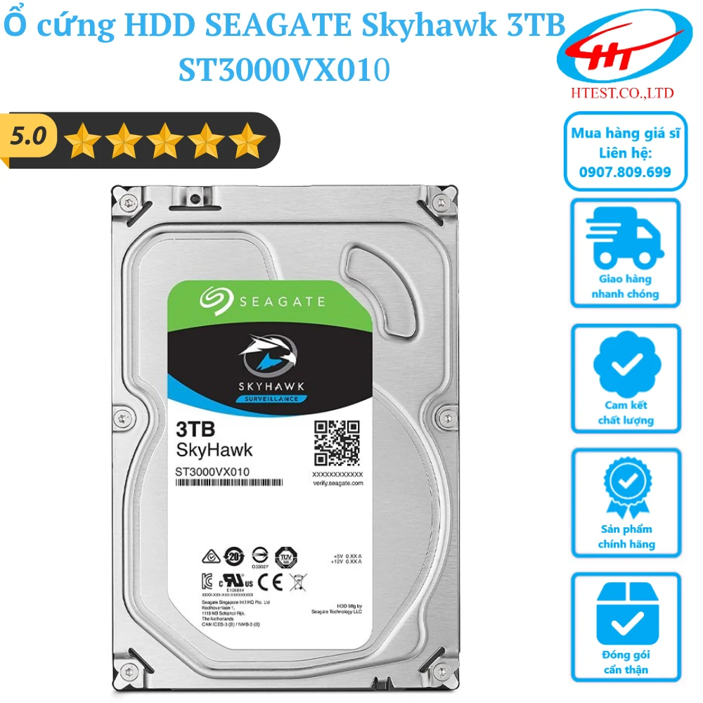 HDD Seagate SkyHawk 3TB 3.5 inch - ST3000VX014