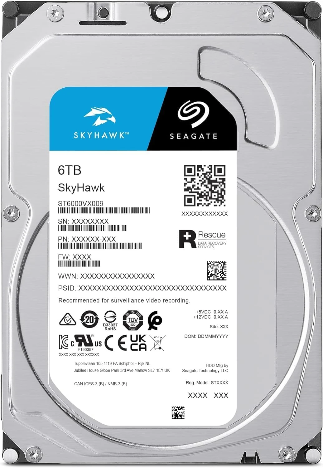 HDD Seagate SkyHawk 6TB 3.5 inch - ST6000VX008