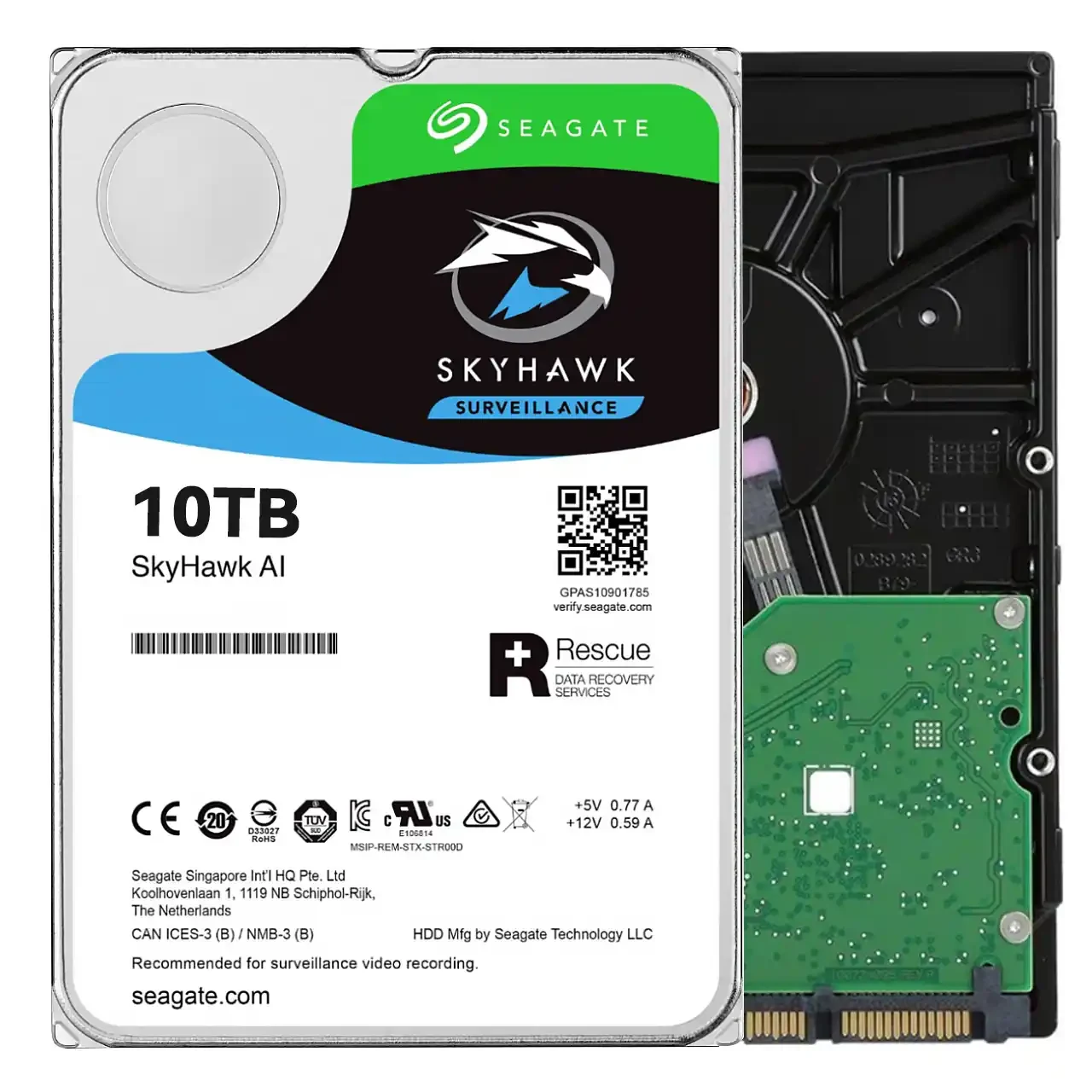 HDD Seagate SkyHawk AI 10TB 3.5 inch - ST10000VE0008