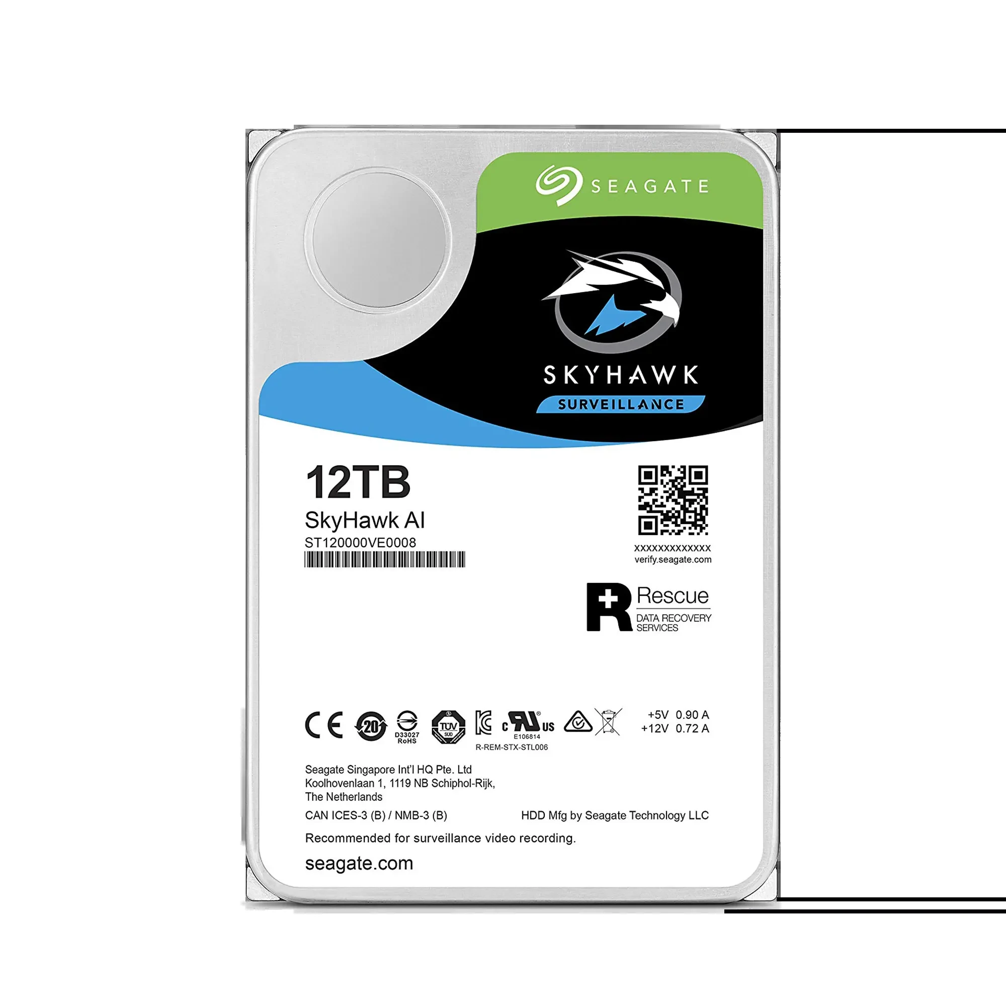 HDD Seagate SkyHawk AI 12TB 3.5 inch - ST12000VE001