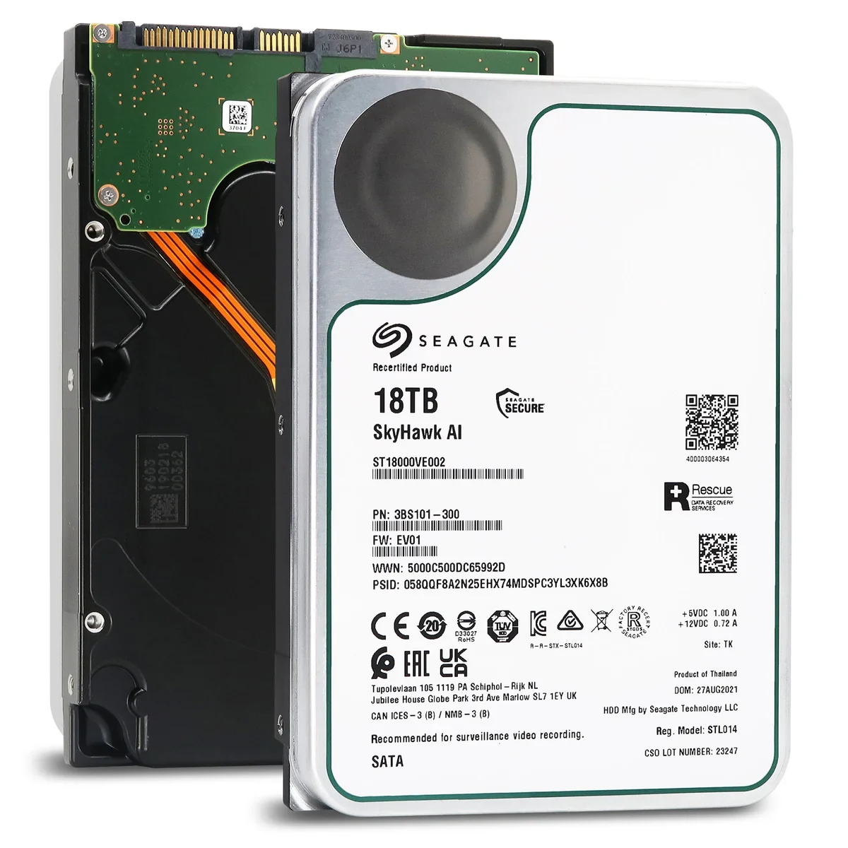 HDD Seagate SkyHawk AI 18TB 3.5 inch - ST18000VE002
