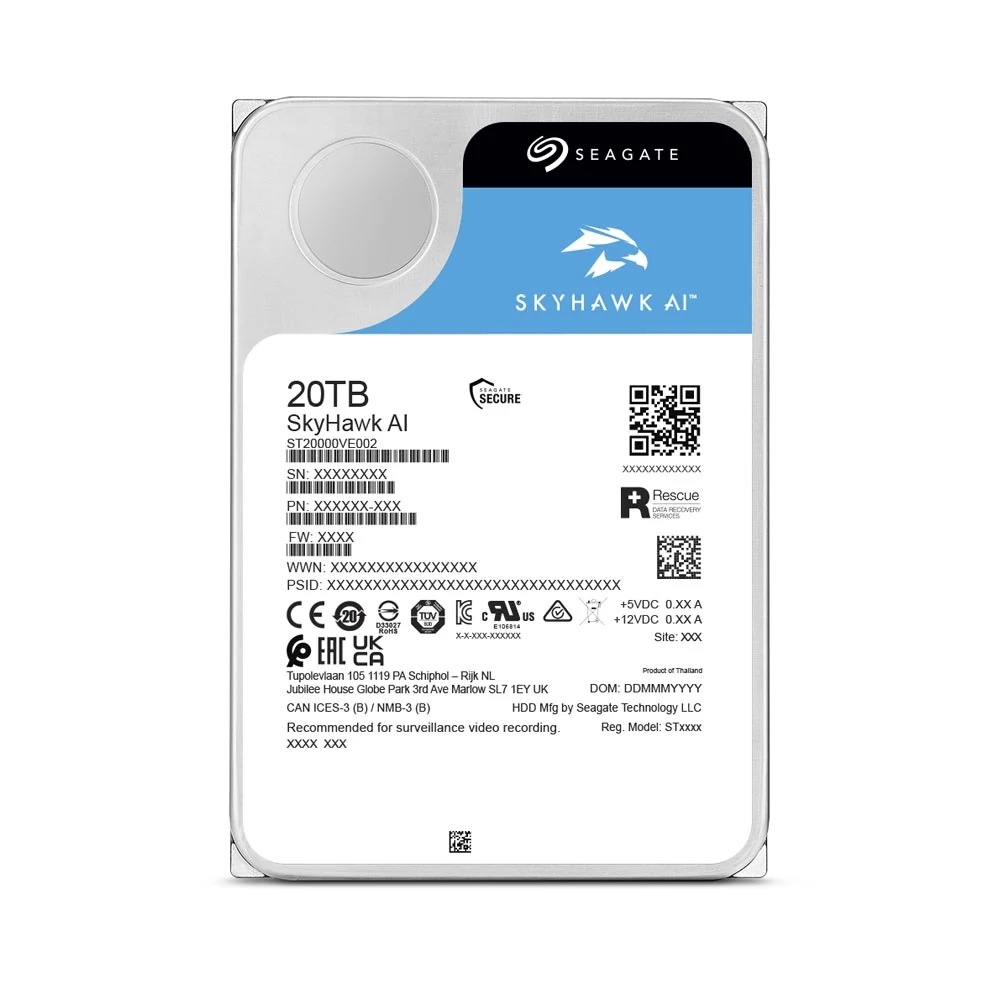 HDD Seagate SkyHawk AI 20TB 3.5 inch - ST20000VE003