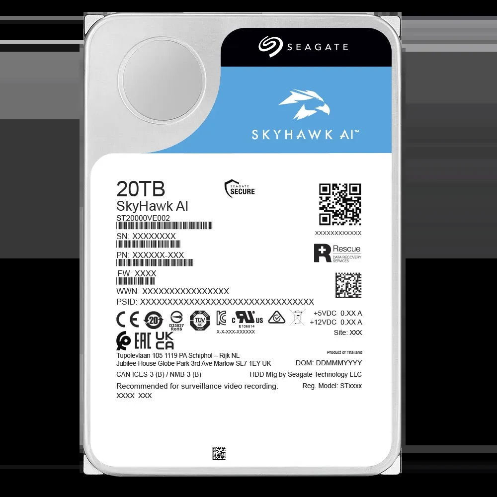 HDD Seagate SkyHawk AI 20TB 3.5 inch - ST20000VE004
