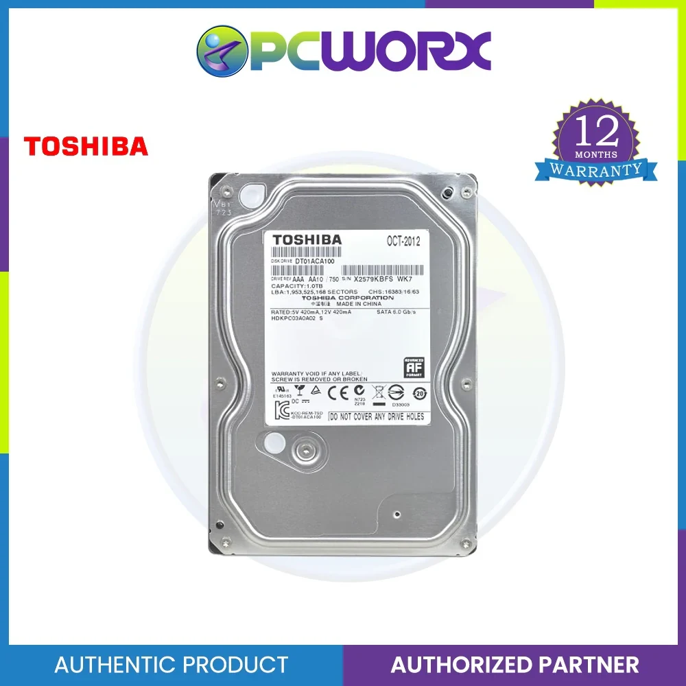 HDD Toshiba DT01ACA 1TB 3.5 inch - DT01ACA100