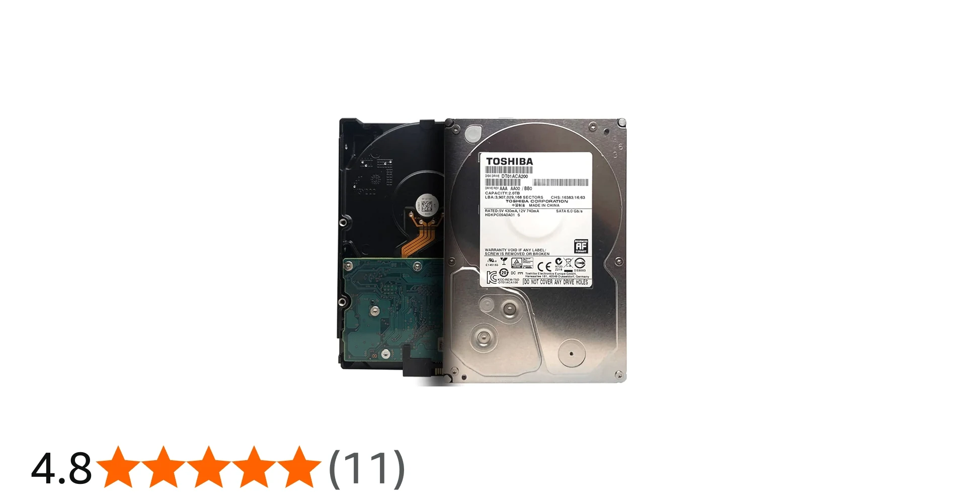 HDD Toshiba DT01ACA 2TB 3.5 inch - DT01ACA200