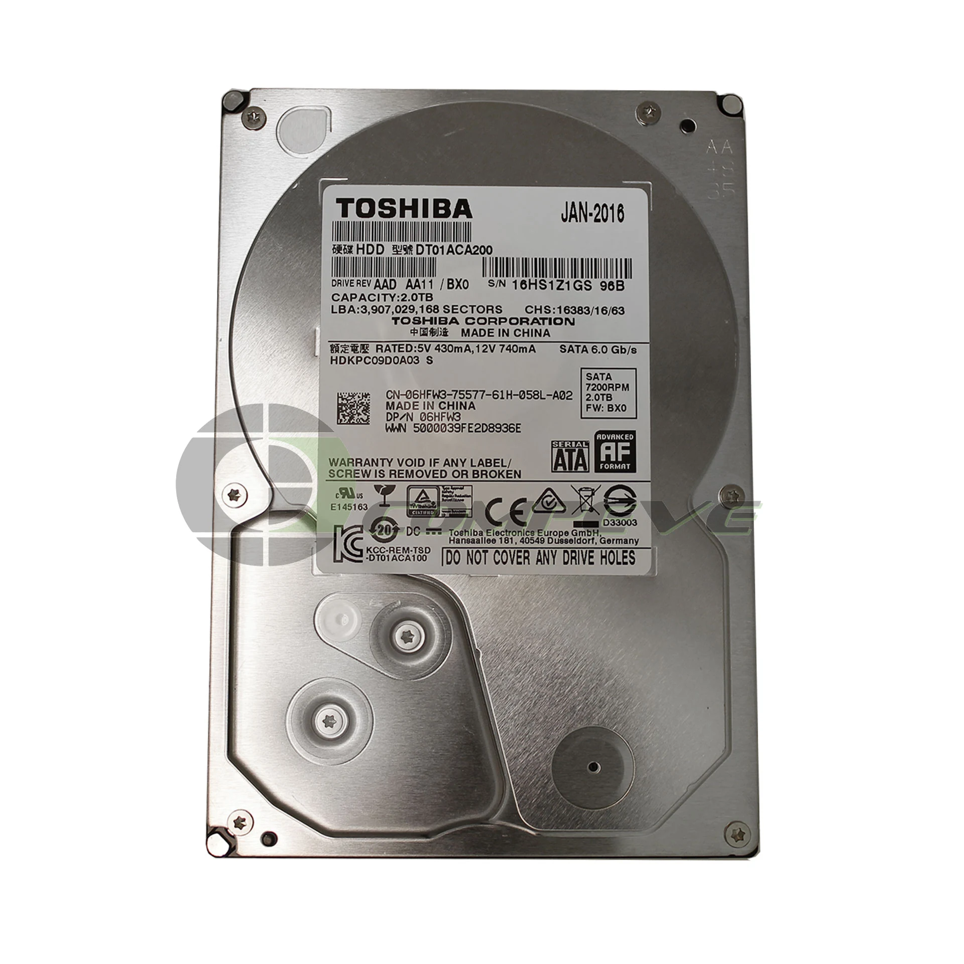 HDD Toshiba DT01ACA 2TB 3.5 inch - DT01ACA200
