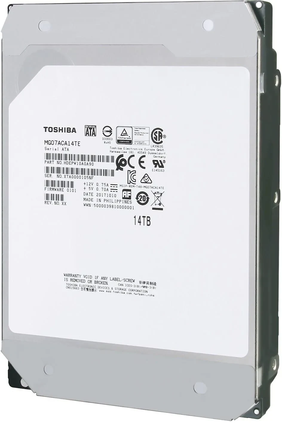 HDD Toshiba Enterprise MG07 12TB 3.5 inch - MG07ACA12TE