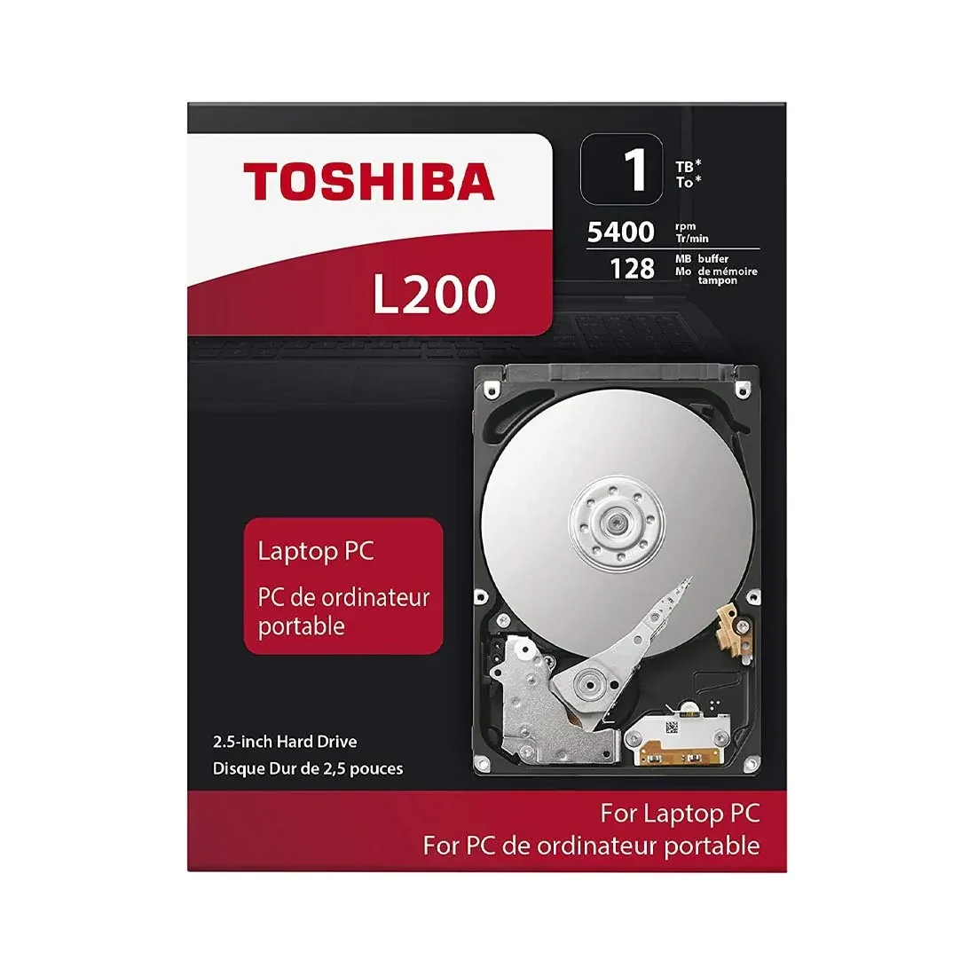 HDD Toshiba L200 1TB 2.5 inch - HDWL110UZSVA