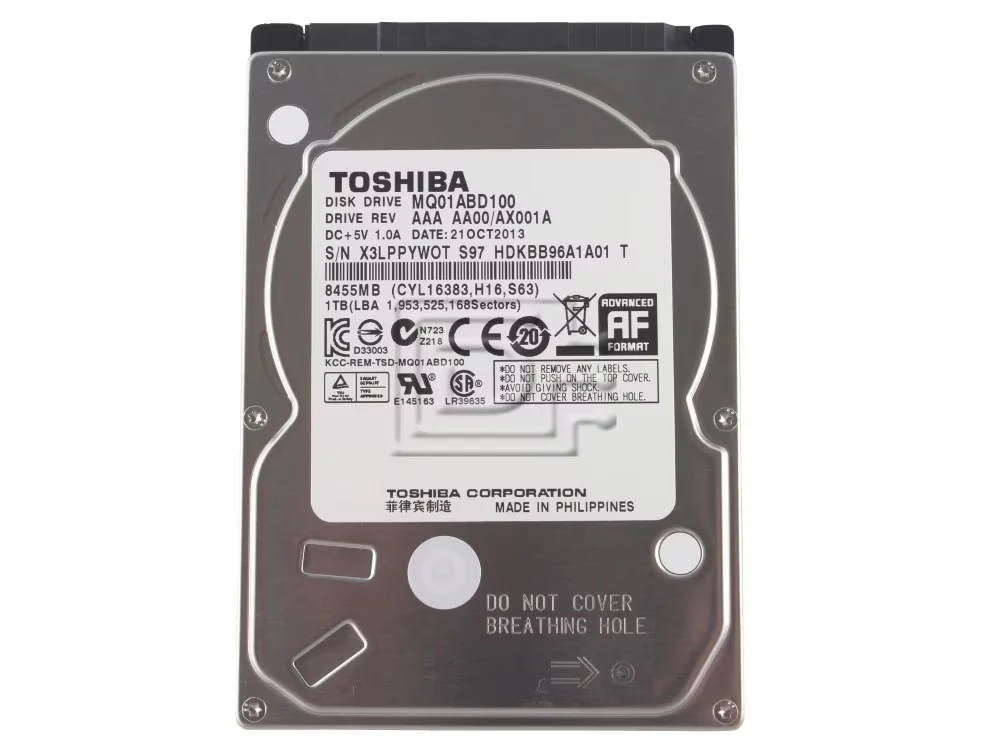 HDD Toshiba MQ01ABD 1TB 2.5 inch - MQ01ABD100