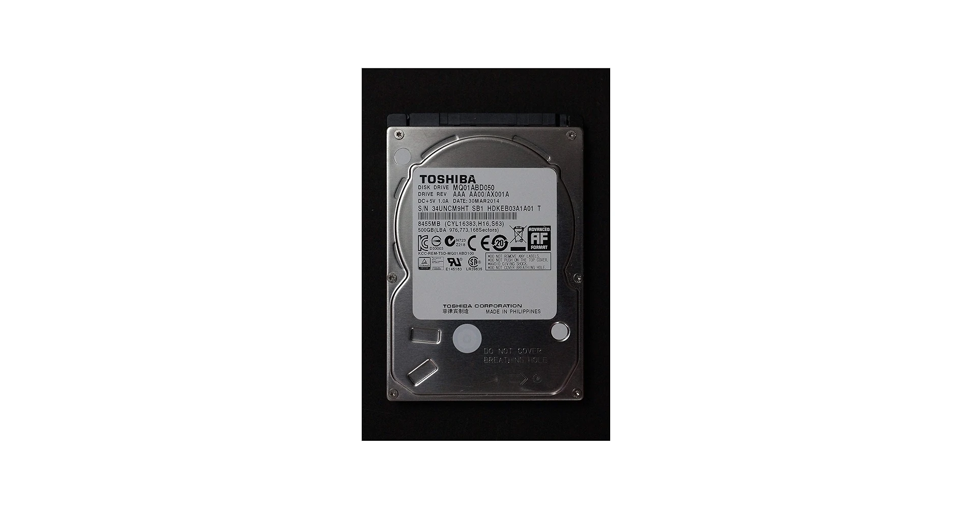HDD Toshiba MQ01ABD 500GB 2.5 inch - MQ01ABD050
