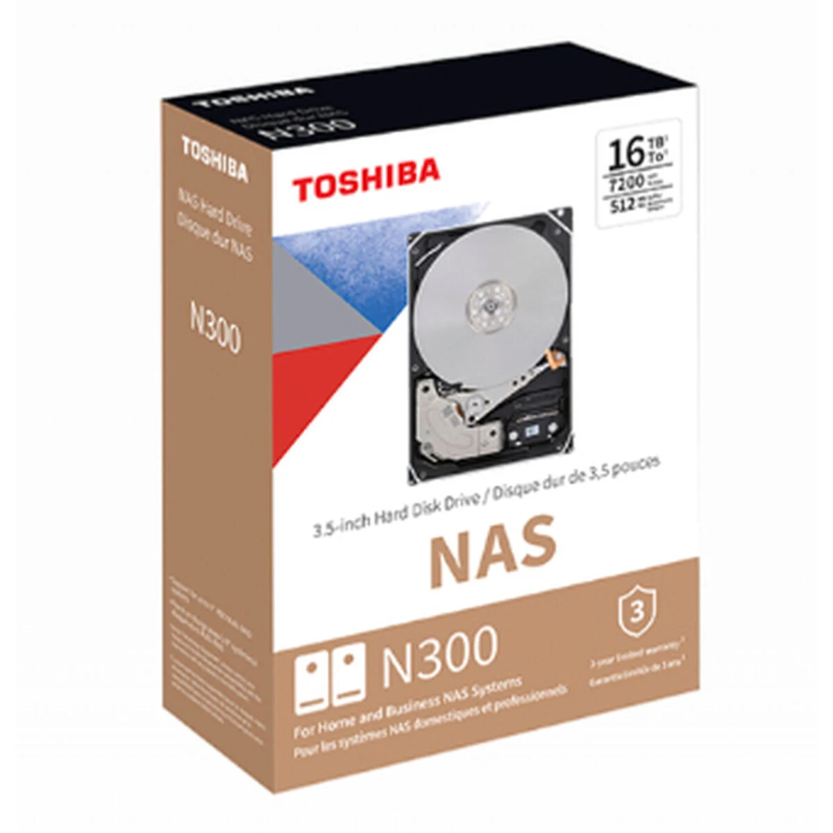 HDD Toshiba N300 NAS 10TB 3.5 inch - MN10ADA10TS