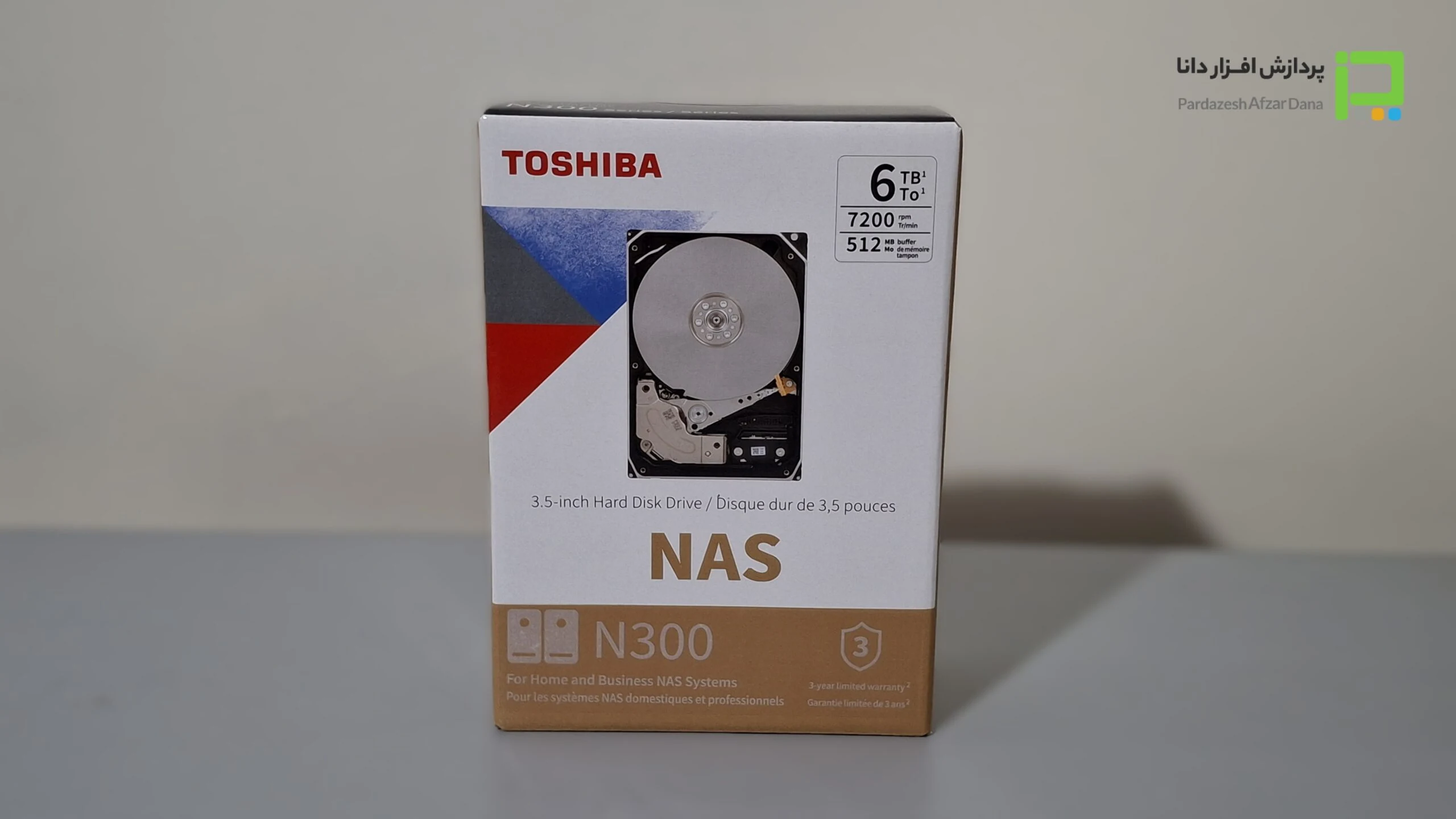 HDD Toshiba N300 NAS 12TB 3.5 inch - HDWG51CEZSTA