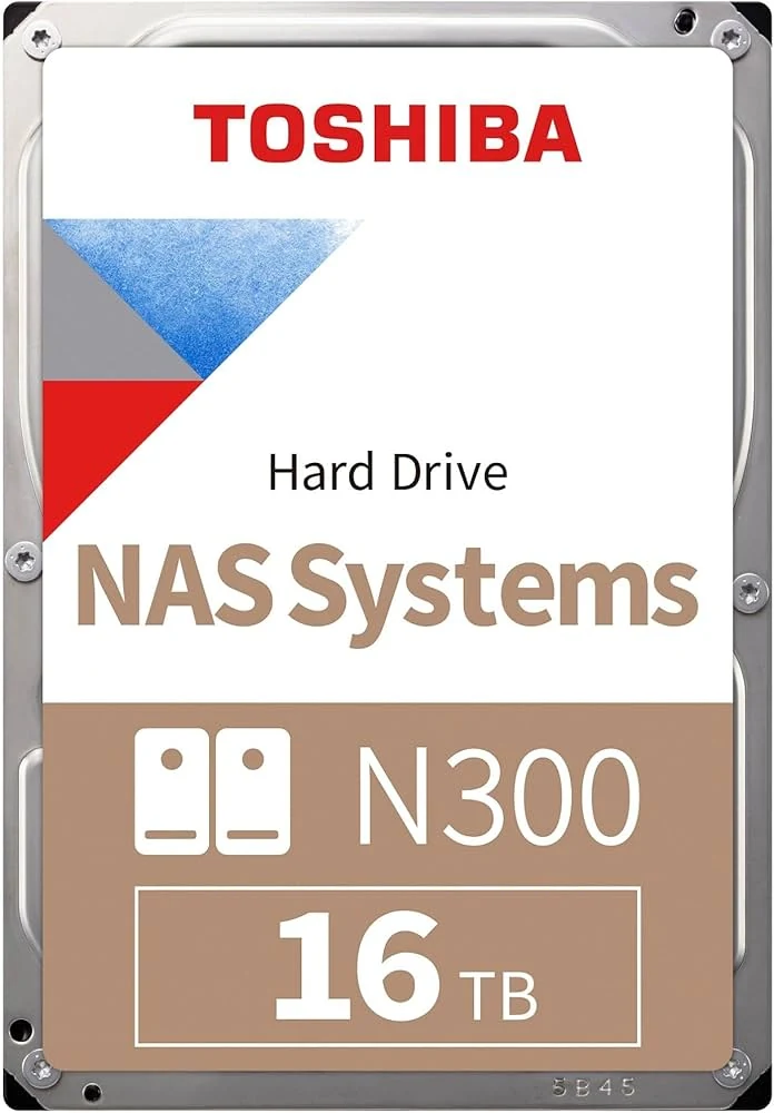 HDD Toshiba N300 NAS 16TB 3.5 inch - HDWG51GUZSVA