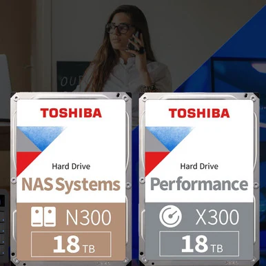 HDD Toshiba N300 NAS 18TB 3.5 inch - HDWG51JUZSVA