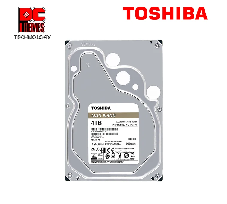 HDD Toshiba N300 NAS 4TB 3.5 inch - MN10ADA400ES