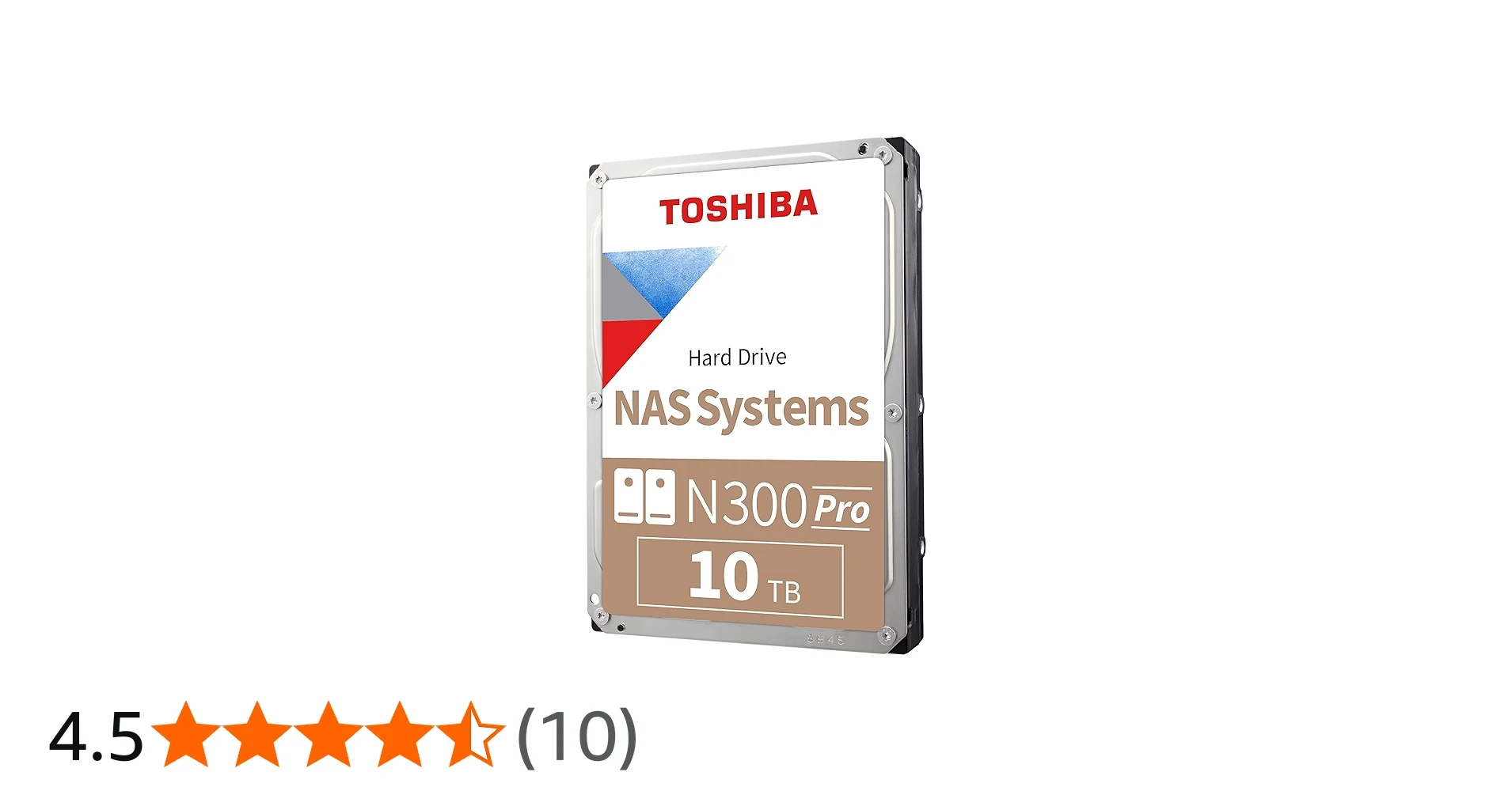 HDD Toshiba N300 Pro NAS 10TB 3.5 inch - HDWG71AXZSTB