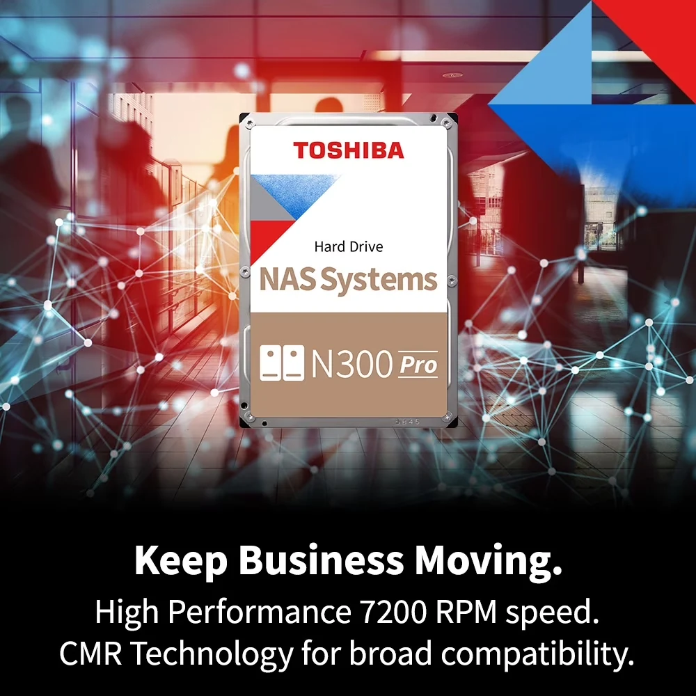 HDD Toshiba N300 Pro NAS 14TB 3.5 inch - HDWG51EXZSTB