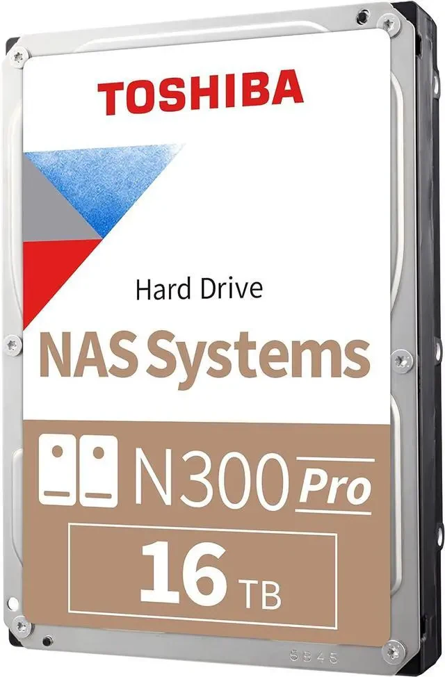 HDD Toshiba N300 Pro NAS 16TB 3.5 inch - HDWG51GXZSTB
