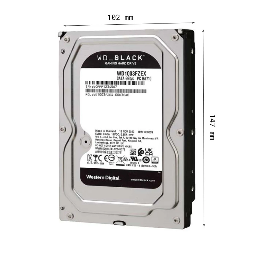 HDD Toshiba P300 6TB 3.5 inch - HDWD260UZSVA