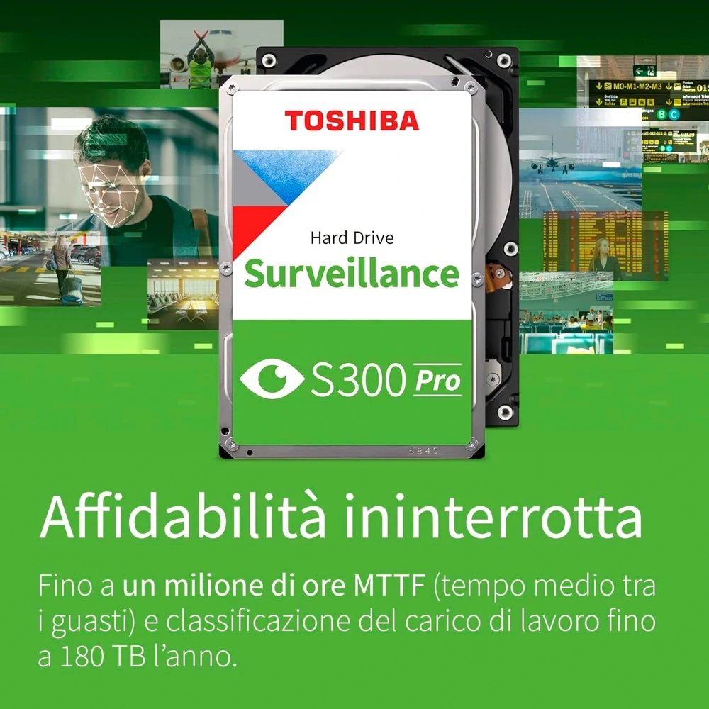 HDD Toshiba S300 Pro Surveillance 10TB 3.5 inch - HDWTA1AUZSVA