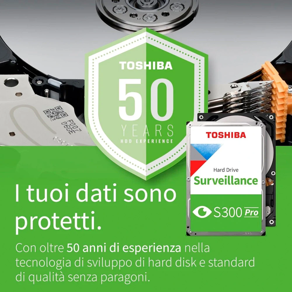 HDD Toshiba S300 Pro Surveillance 10TB 3.5 inch - HDWTA1AUZSVA