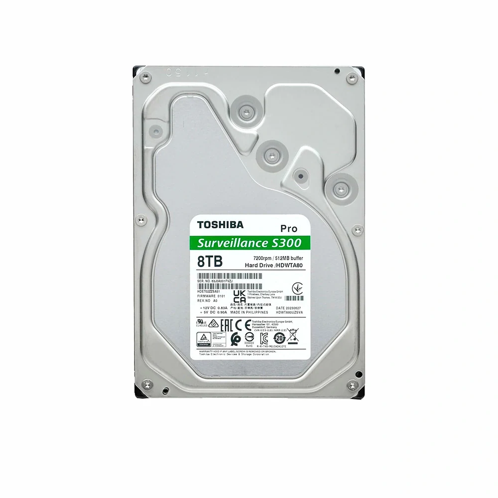 HDD Toshiba S300 Pro Surveillance 8TB 3.5 inch - HDWTA80UZSVA