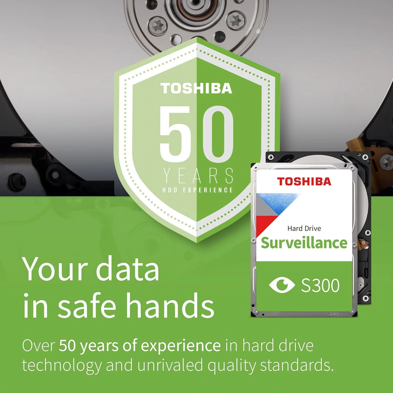 HDD Toshiba S300 Surveillance 1TB 3.5 inch - HDWV110UZSVA