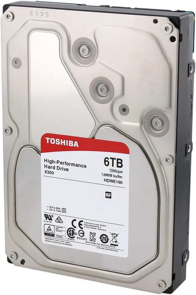 HDD Toshiba X300 Performance 6TB 3.5 inch - HDWE160UZSVA