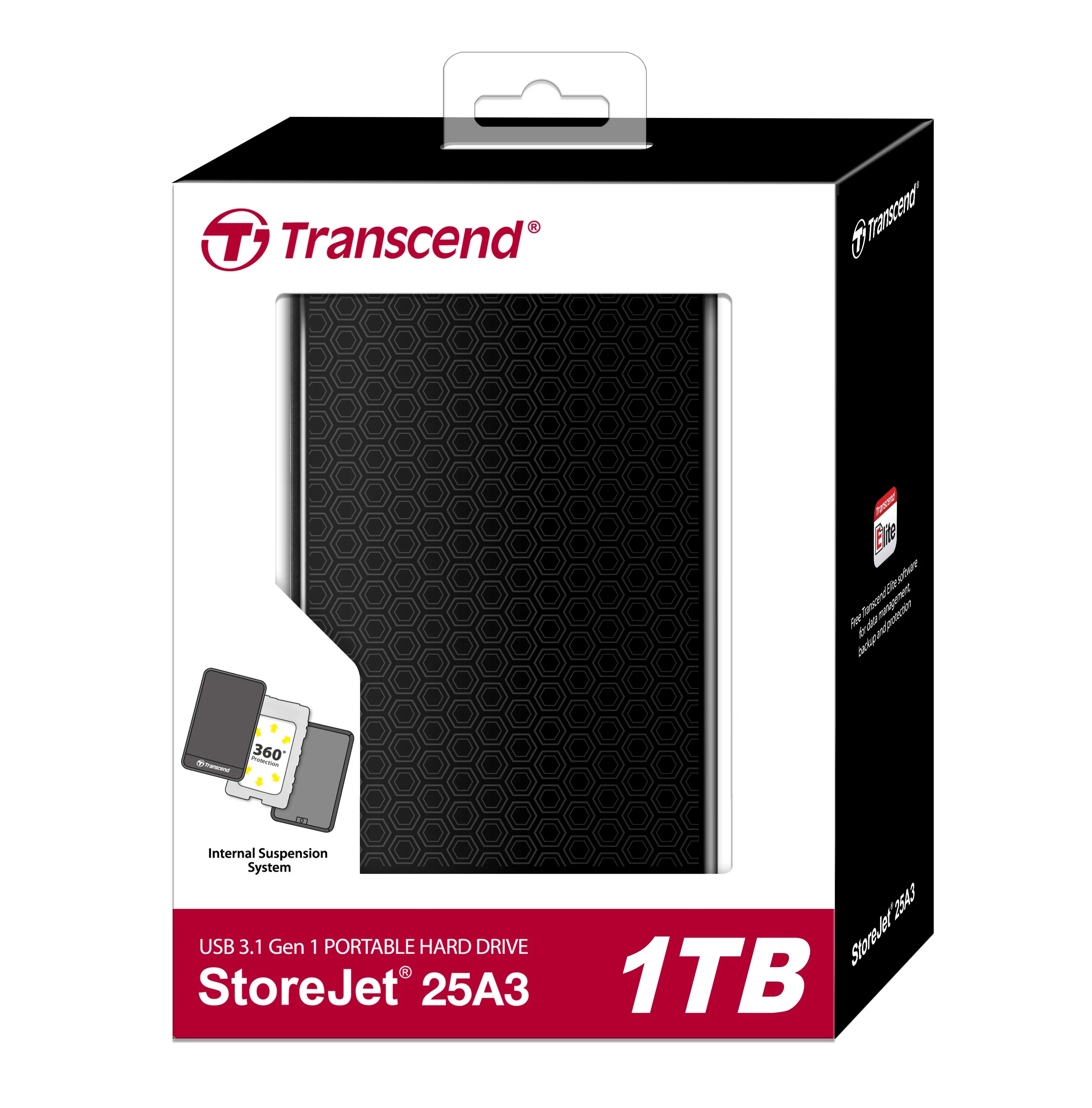 HDD Transcend StoreJet 25A3 1TB 2.5 inch - TS1TSJ25A3K