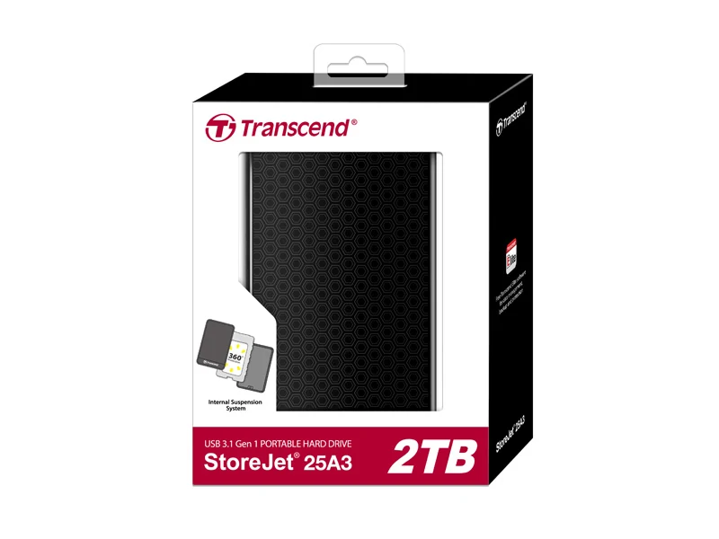 HDD Transcend StoreJet 25A3 2TB 2.5 inch - TS2TSJ25A3K