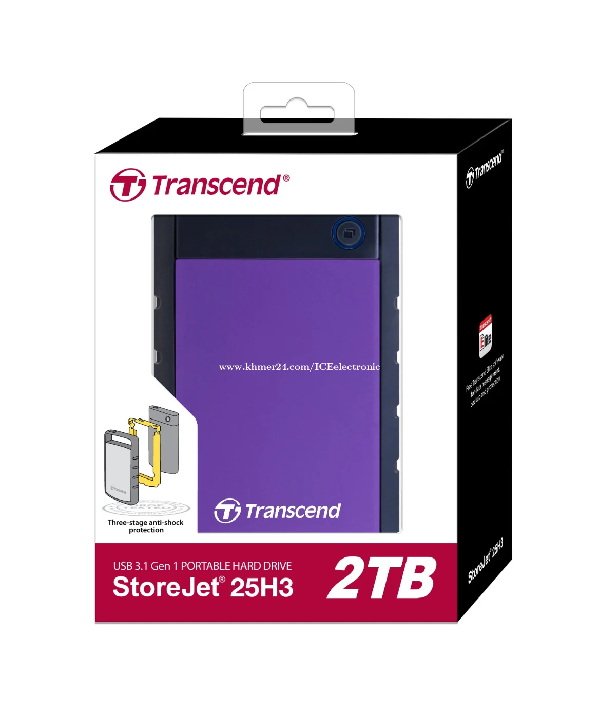 HDD Transcend StoreJet 25H3 2TB 2.5 inch - TS2TSJ25H3P