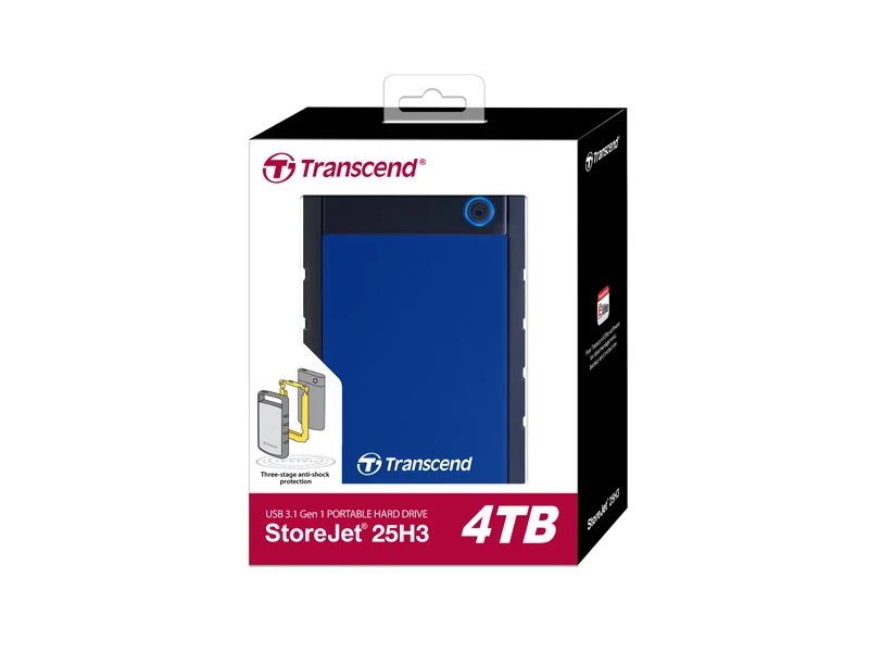 HDD Transcend StoreJet 25H3 4TB 2.5 inch - TS4TSJ25H3B